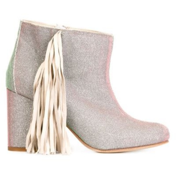 Anthropologie | Ouigal Amanda Leather Fringe Bootie - Picture 2 of 11